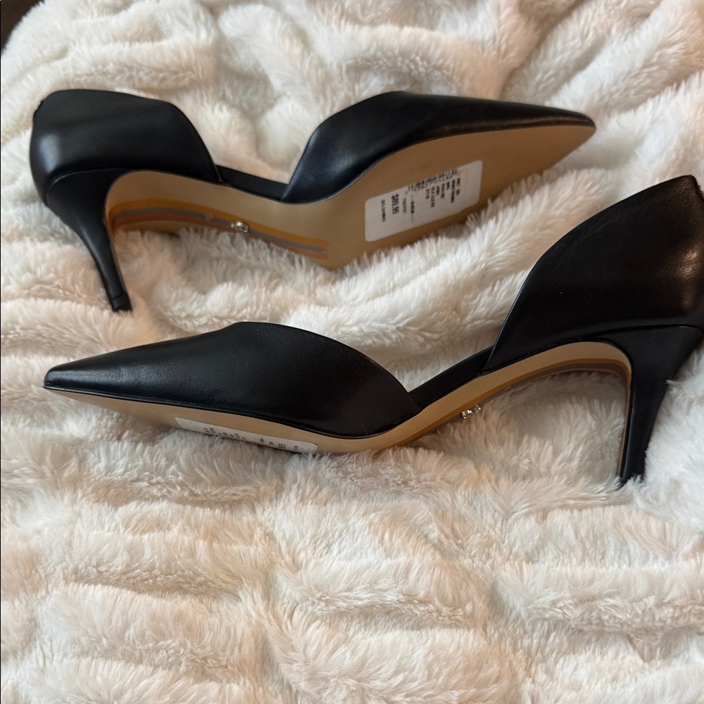 NWT Sam Edelman Black D'Orsay Heels - Picture 2 of 7